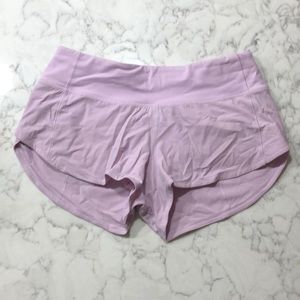 Lululemon speed short - size 4 lilac